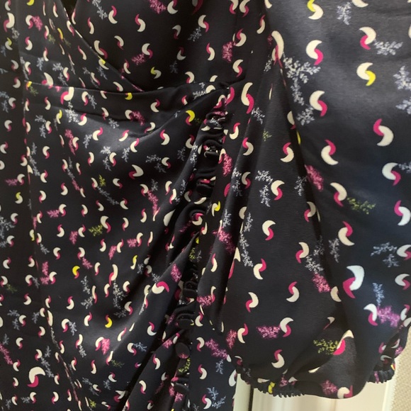 Tanya Taylor Bernadine Faux wrap Short Dress - Picture 5 of 5